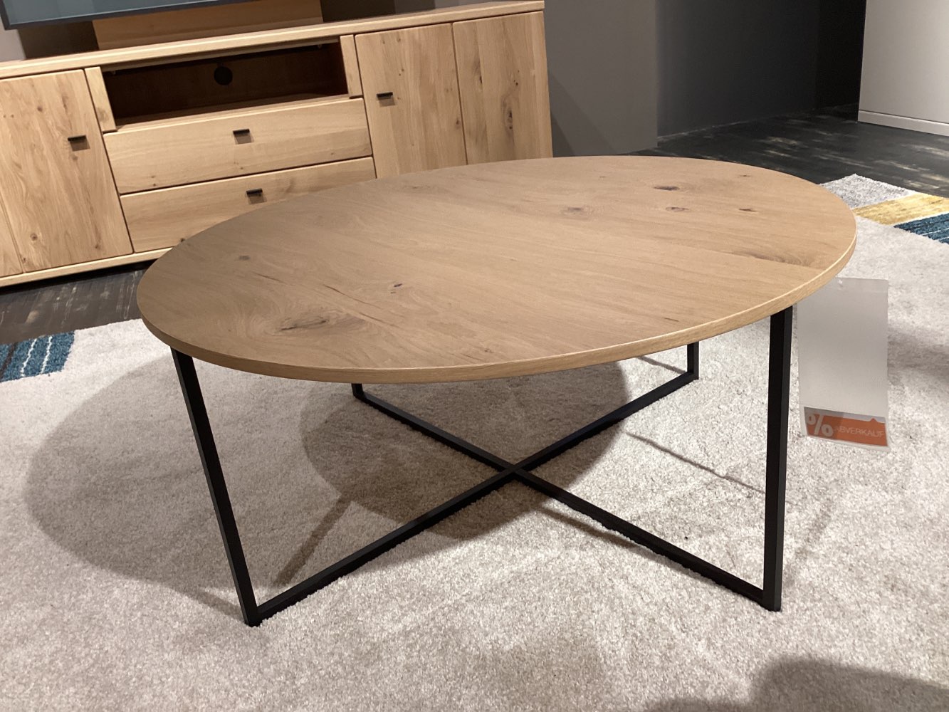 Möbel, Couchtisch Inara, Invivus, ca. 90x90x40cm, Asteiche