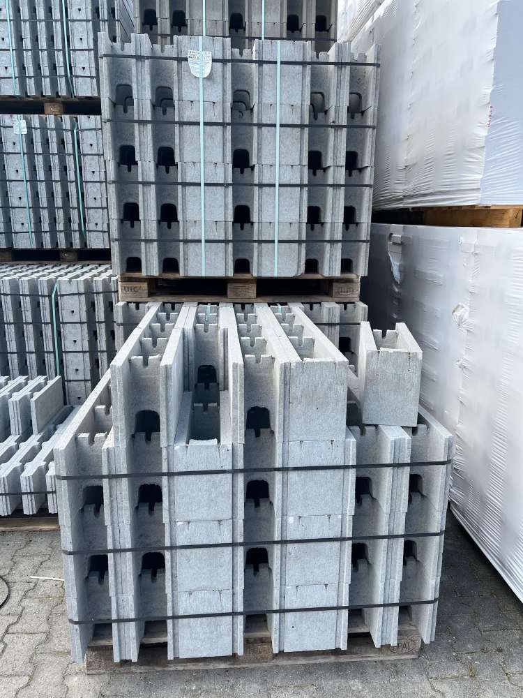 HBS Schalungssteine 17,5/25cm grau