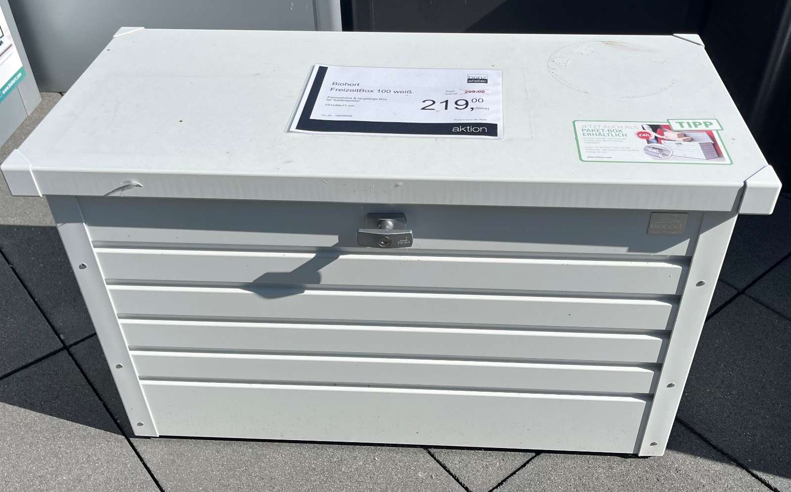 FreizeitBox 100 weiss, 101x46x61 cm