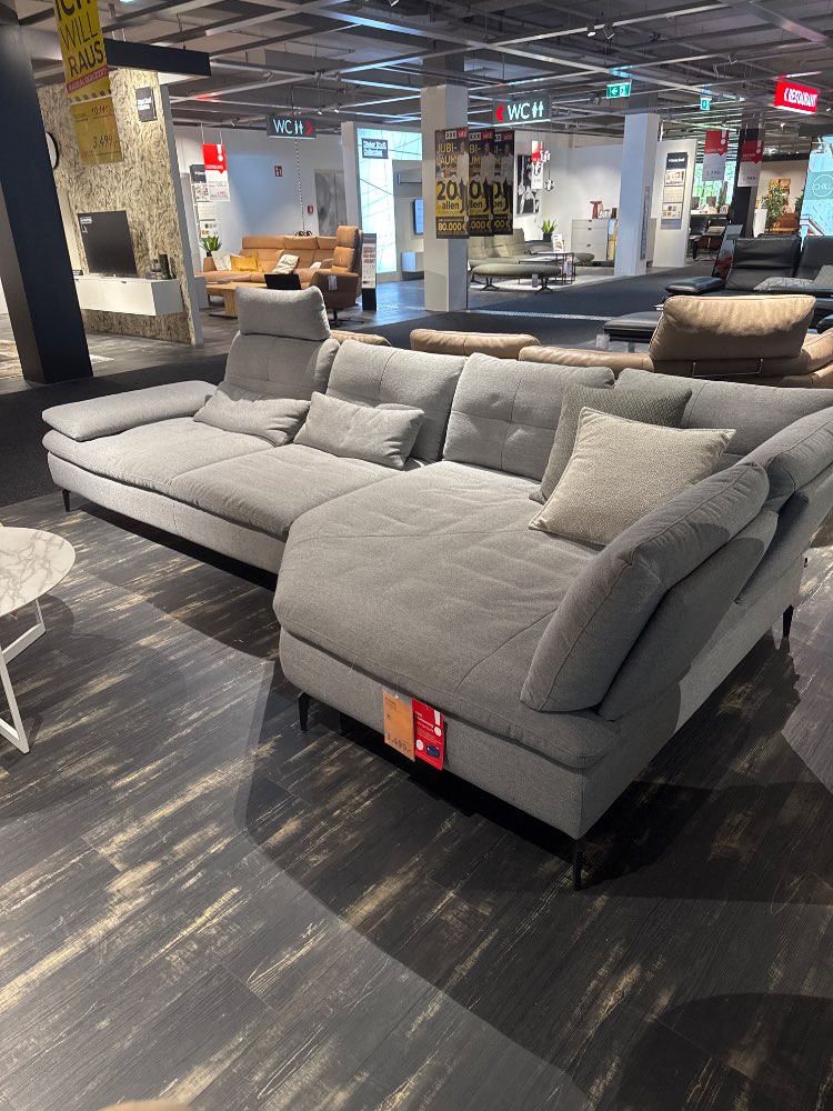 Möbel, Ecksofa Carlotta, W.Schilli, grau, 344x159cm, XXXLutz
