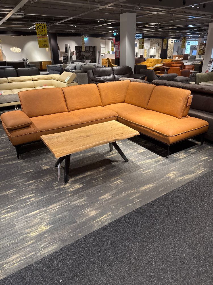 Möbel, Ecksofa Select II, JOOP!, Leder Leonessa Almond, XXXLutz