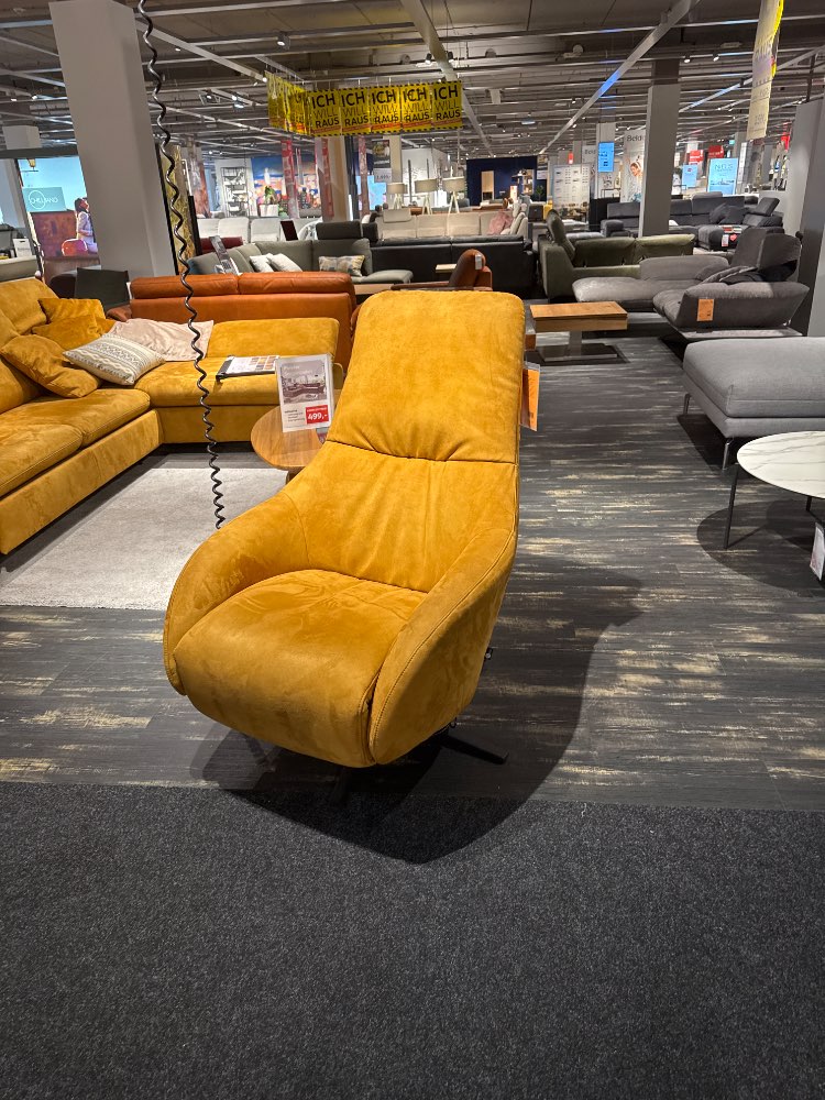 Möbel, Relaxsessel Edoardo, W.Schillig, gelb, XXXLutz