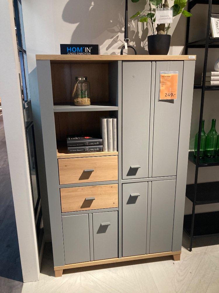 Möbel, Homin, Highboard Hygge