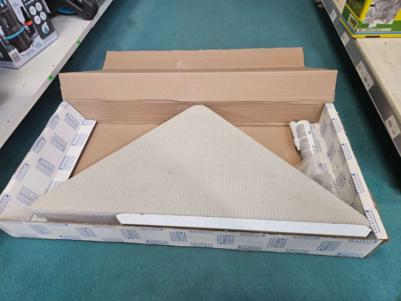 LUX ELEMENTS Ecksitz Duschbank fertig zum Verfliesen statt 97€