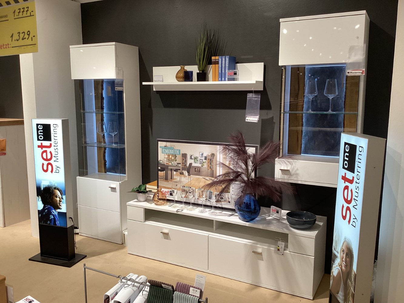 Möbel,setOne by Musterring Wohnwand Tacoma,286x207x50cm,XXXLutz