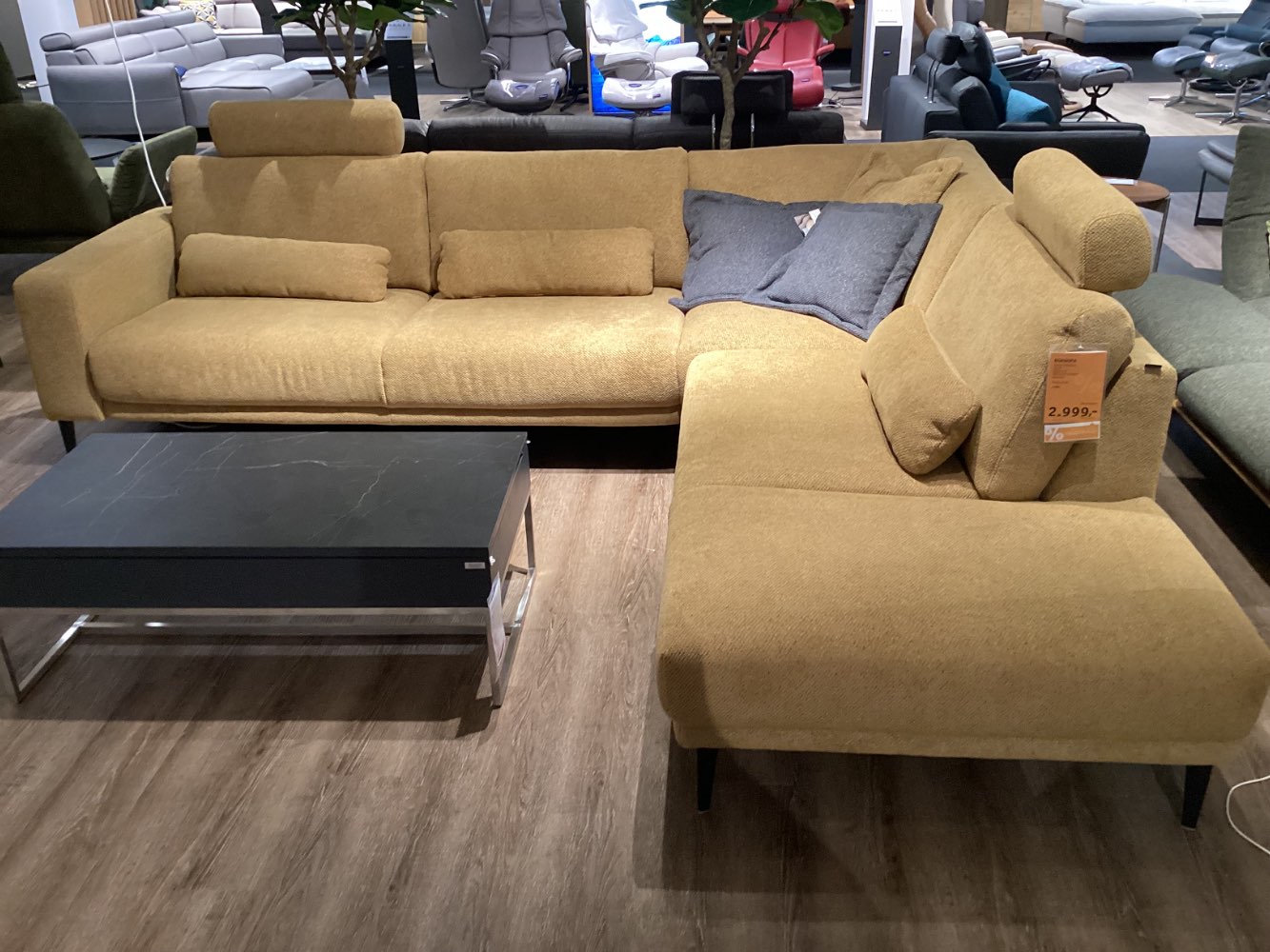 Möbel Zehdenick Ecksofa Morino 303x254cm Stoff Zimt XXXLutz