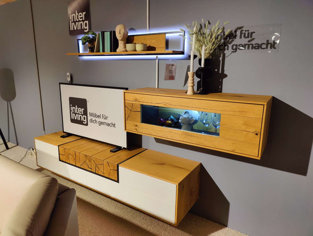 Wohnwand – INTERLIVING 2106 – Wohnkombination – inkl. Beleuchtung