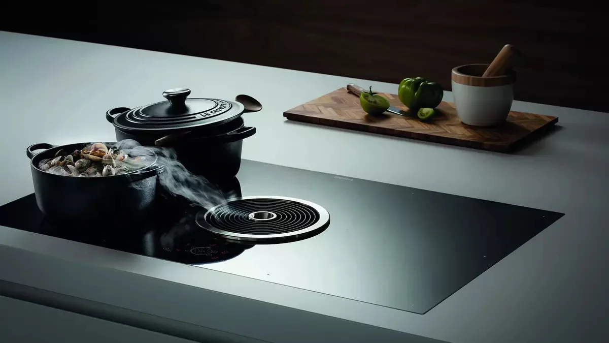 Bora BHU Basic Hyper-Kochfeld mit integriertem Kochfeldabzug Umlu