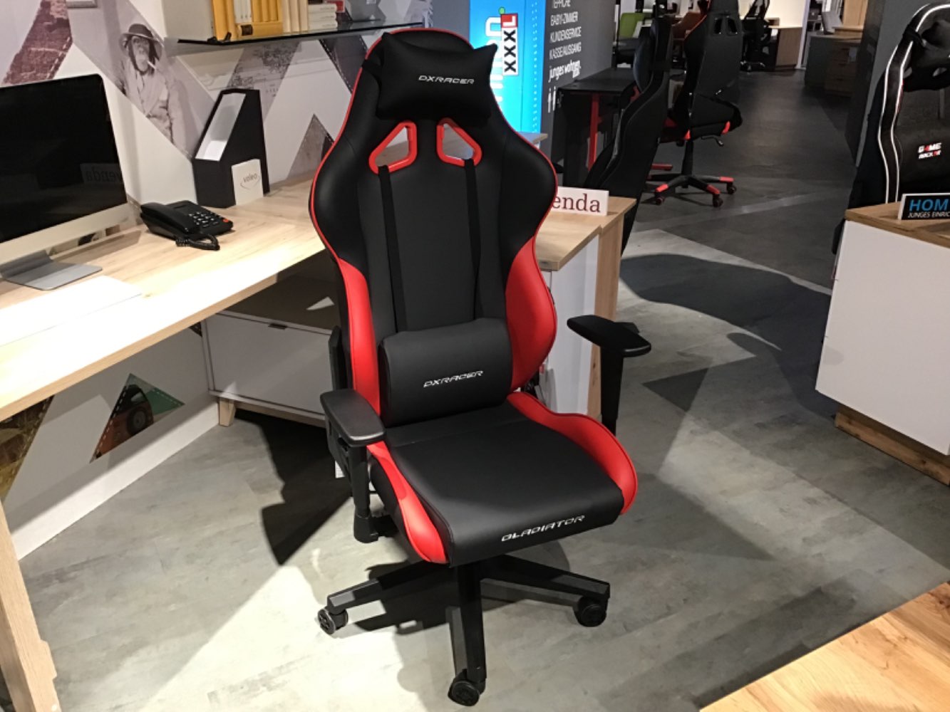XXXLutz Ausstellungsstück Möbel Gamingstuhl Racer Gladiator rot s