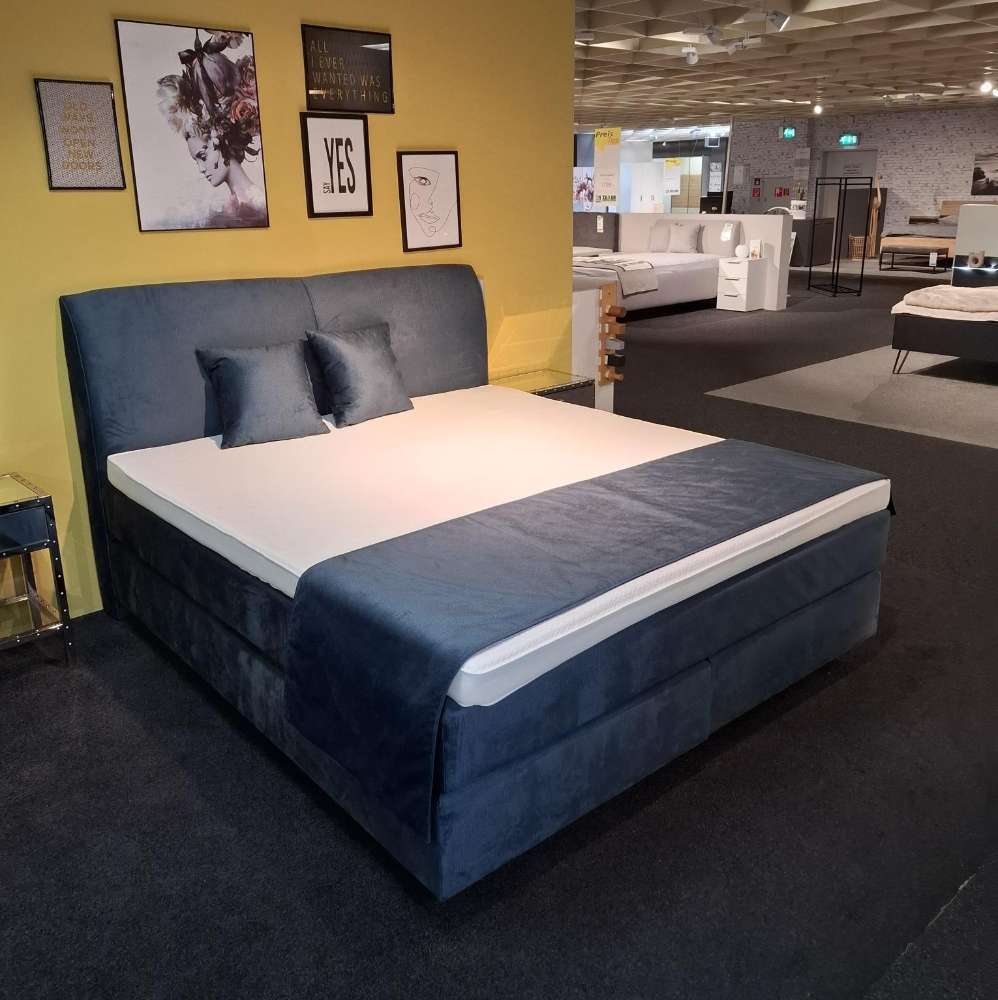 Boxspringbett Lgfl.180×200 cm inkl. Gel/Kaltschaumtopper