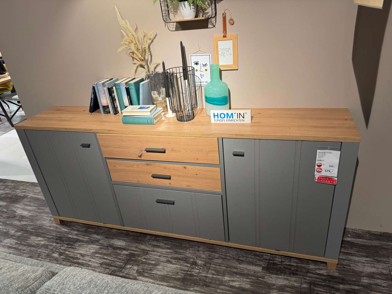 Sideboard Hygge, Black Red White, XXXLutz, Möbel