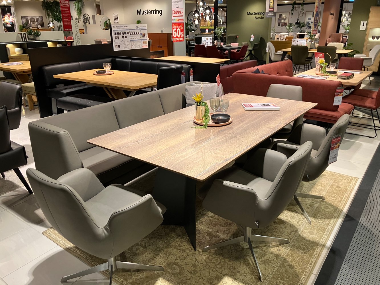 Segmüller Ausstellungsstück K+W Essgruppe