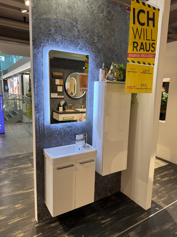 Badezimmer-Set Voleo Weißhochglanz XXXLutz Heilbronn