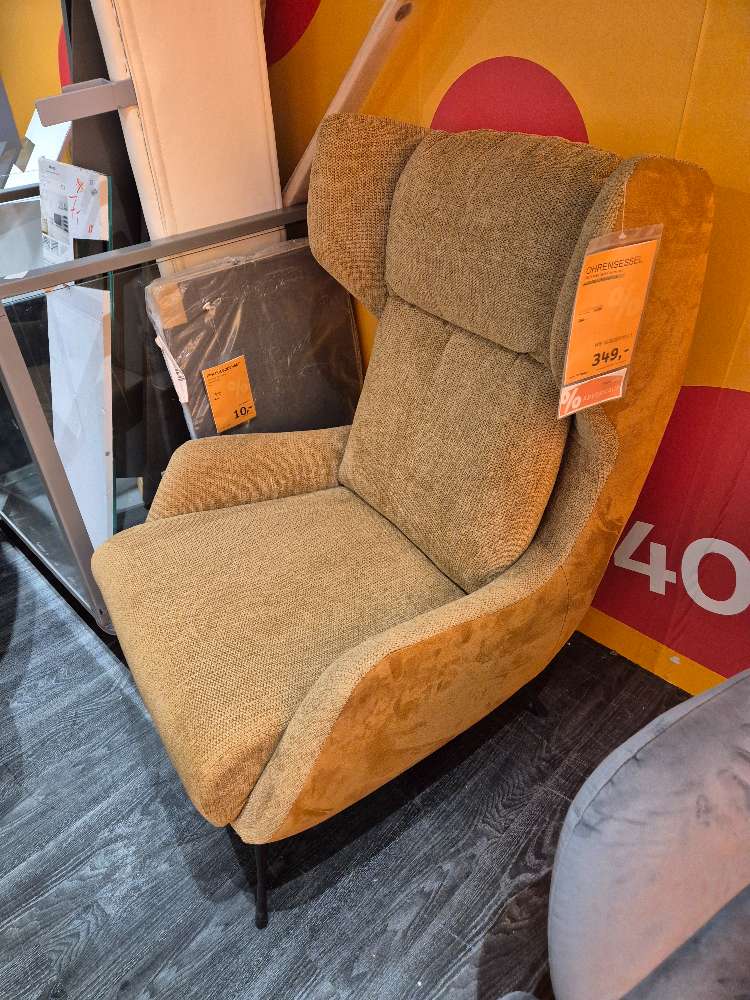 Ohrensessel Cognac, Schwarz XXXLutz Fellbach Junges Wohnen