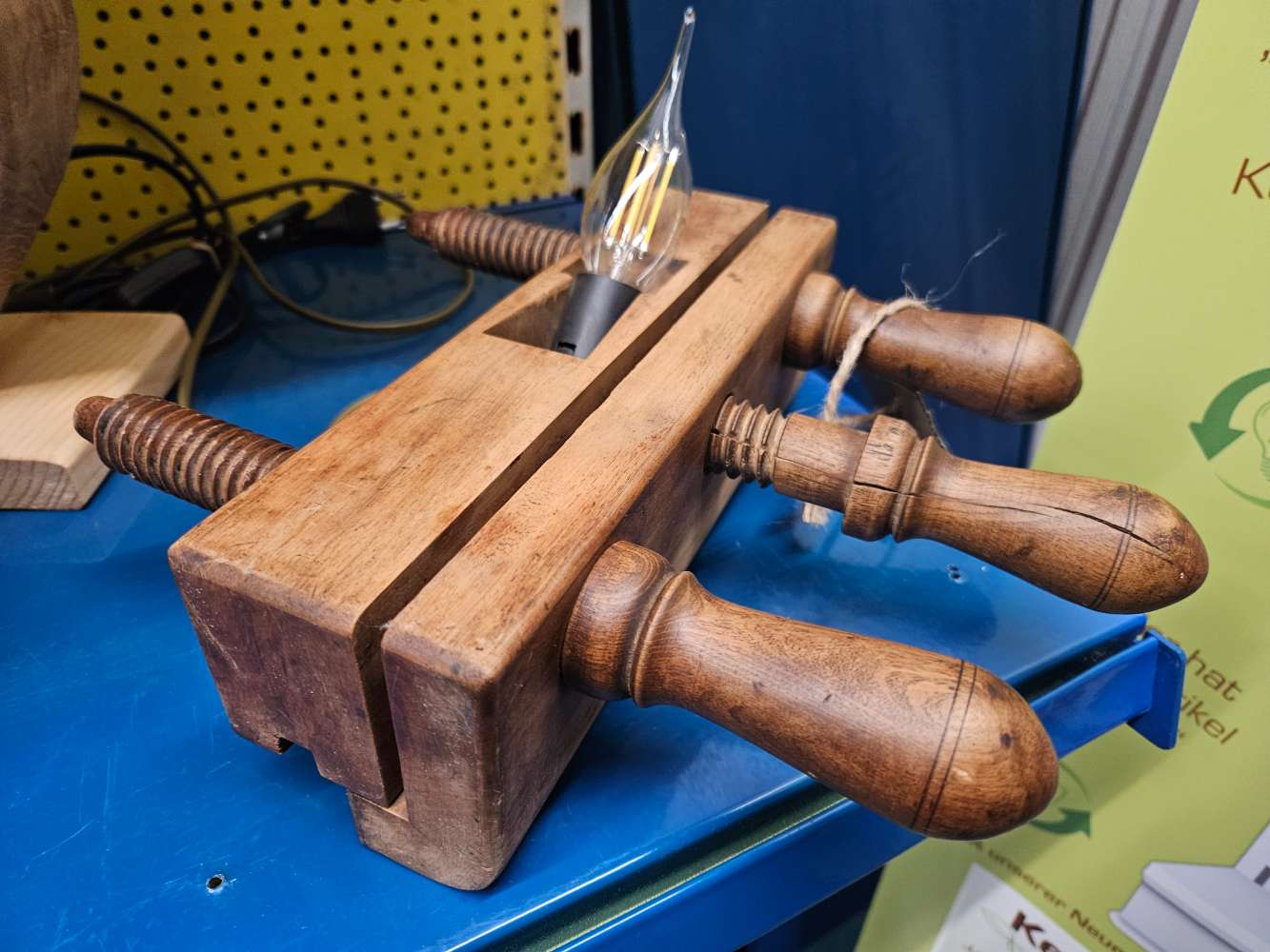 Tischlampe Hobel Unikat statt 99€