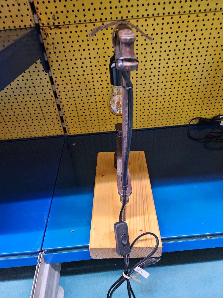 Tischleuchte Klemme Unikat statt 99€