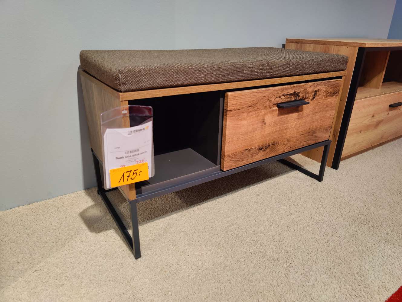 Garderobenbank – inkl. Sitzkissen – B 79 cm