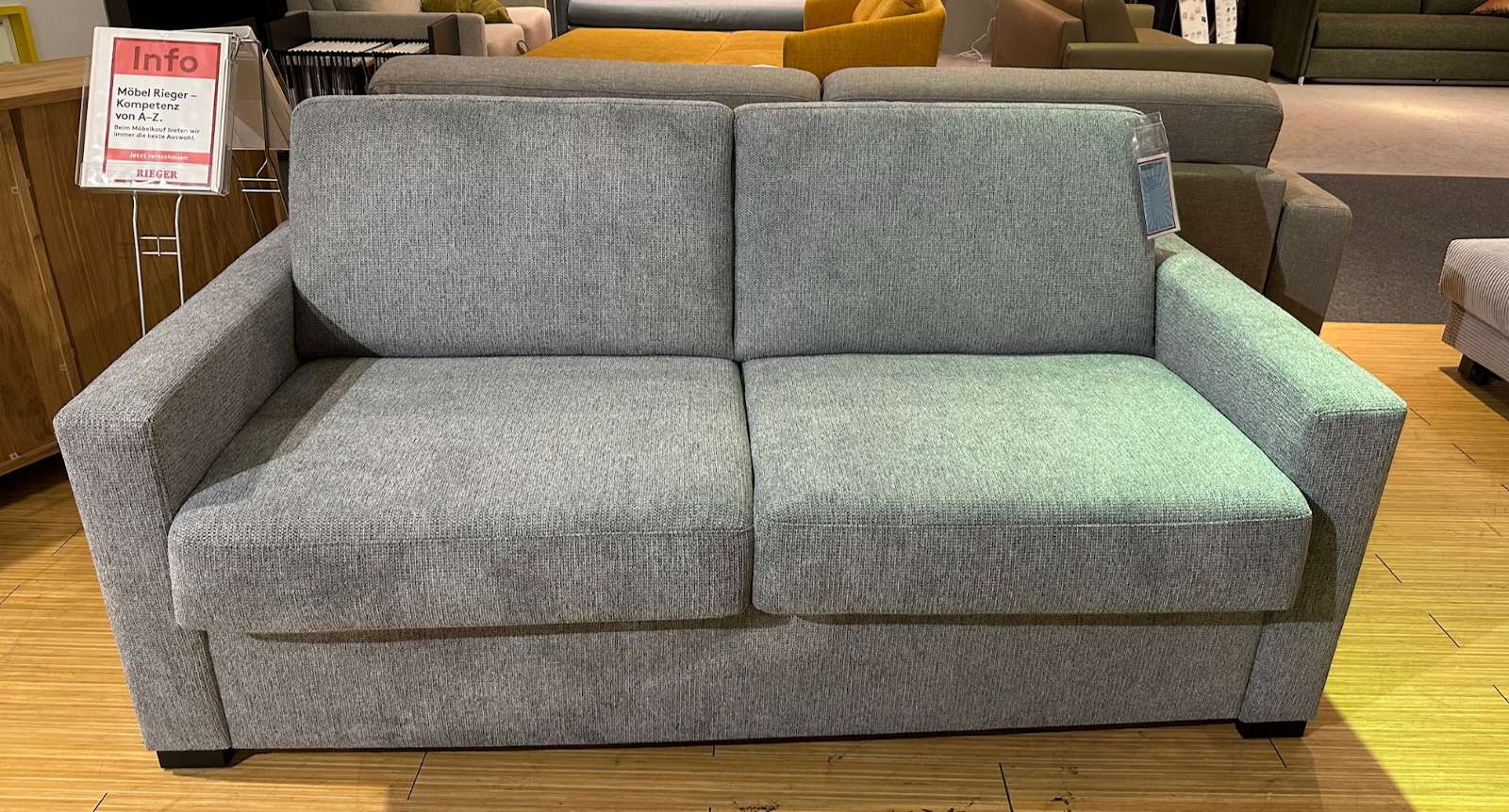 Schlafsofa grau Polyschaum⚡️Sparpreis⚡️