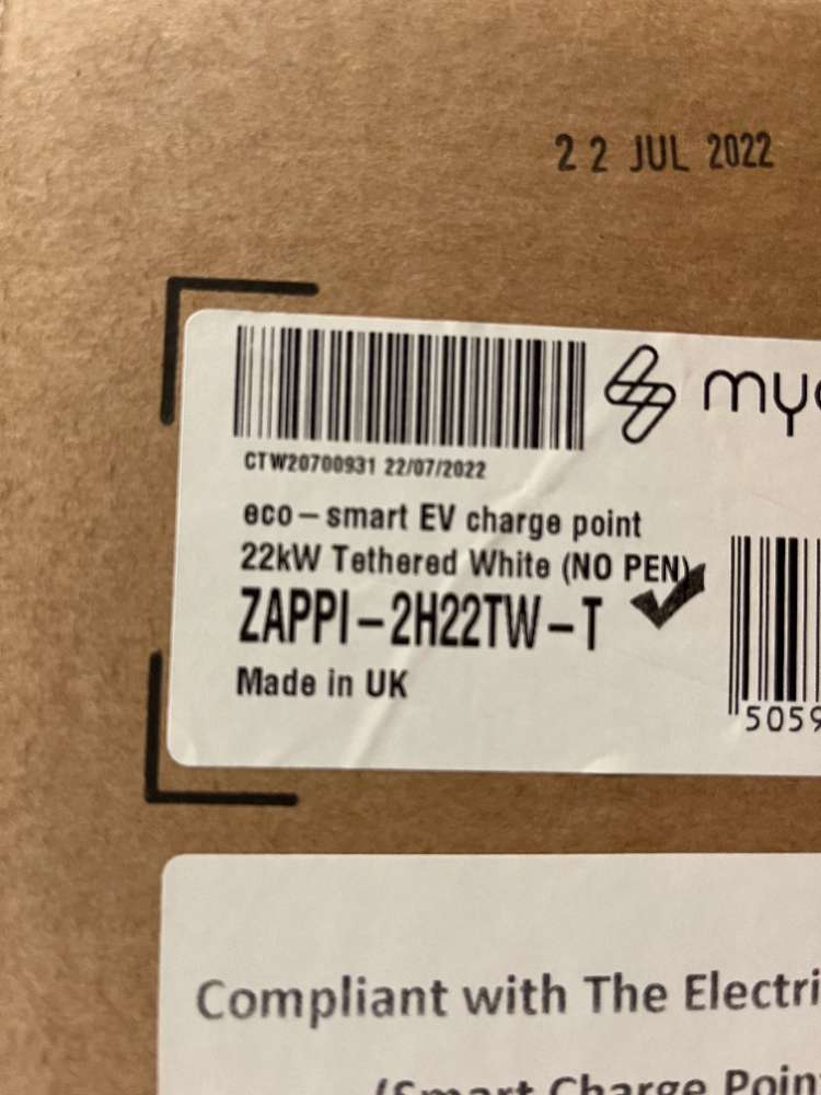 MYENERGI ZAPPI Smarte Wallbox weiß   # NEU