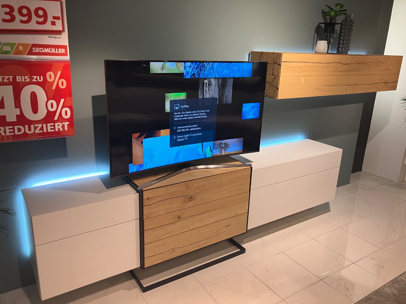 Ausstellungsstück Segmüller Möbel Media Design