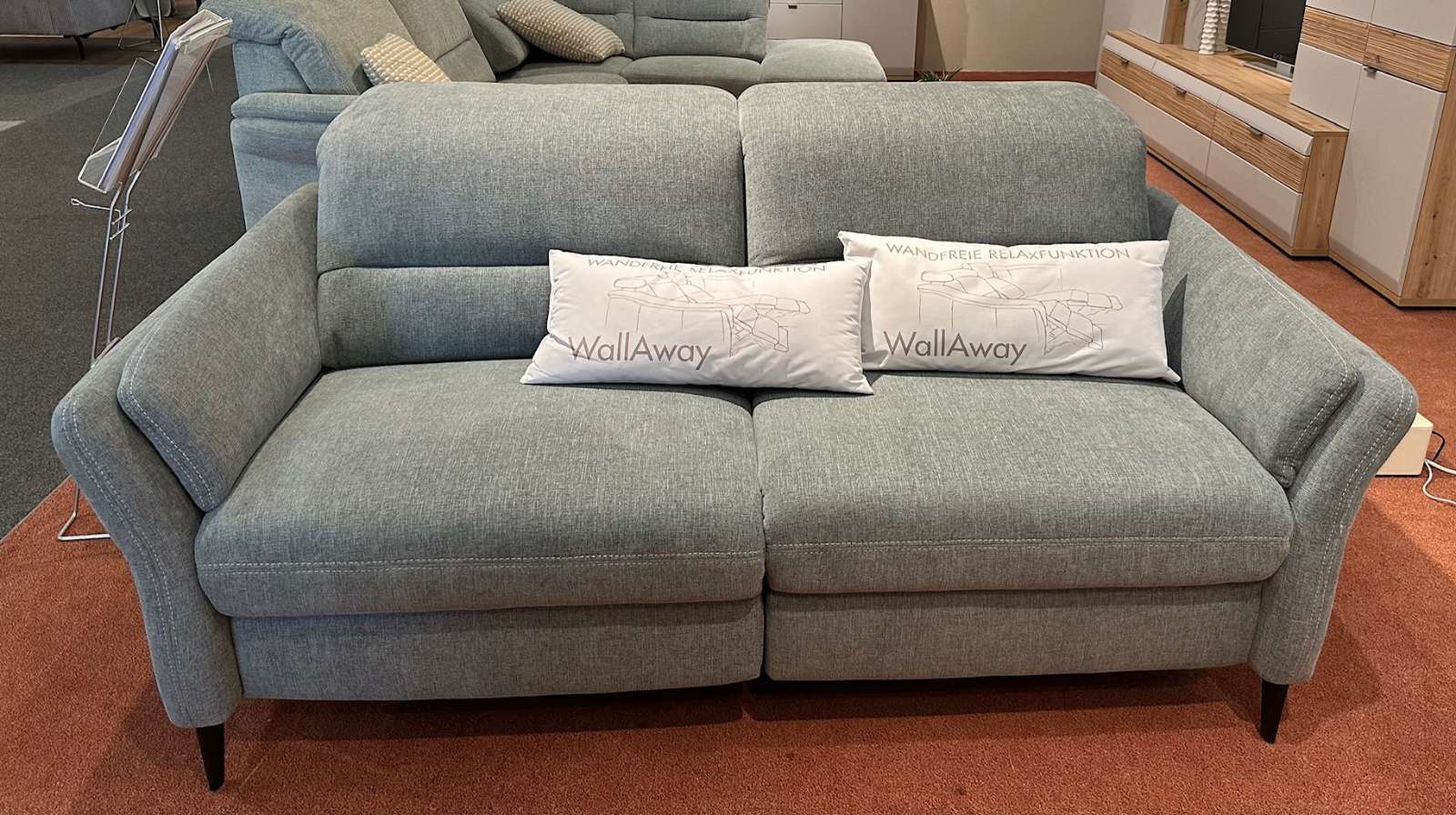 2,5-Sitzer Federkernsitz grau⚡️Sparpreis⚡️