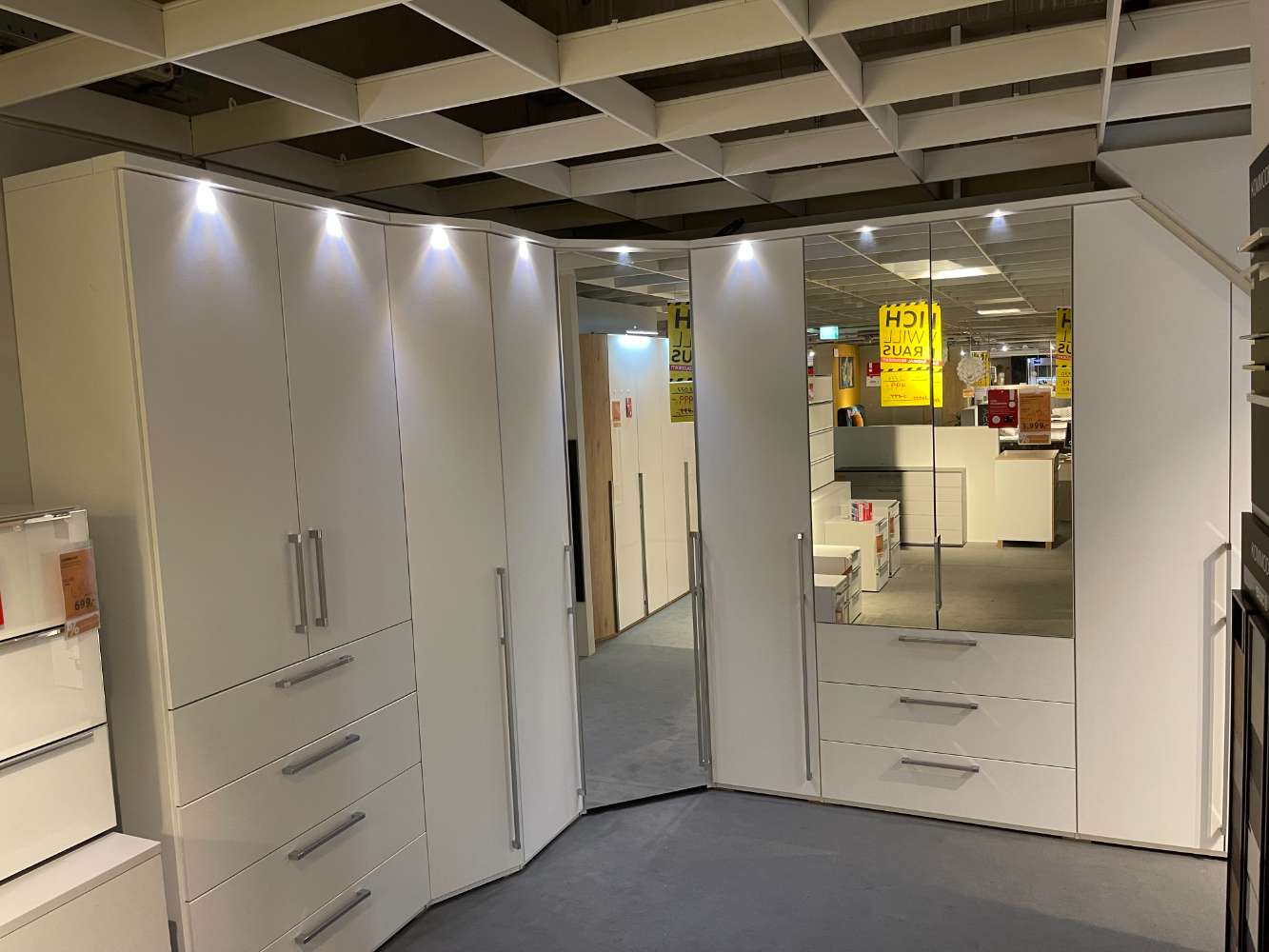 MÖBEL,NOLTE ,ECKSCHRANK,POLARWEIß,XXXLUTZ