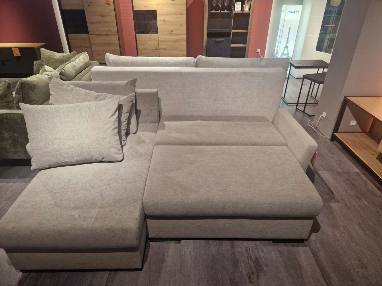 Möbel-Ecksofa ti’me-Stoff grau-XXXLutz