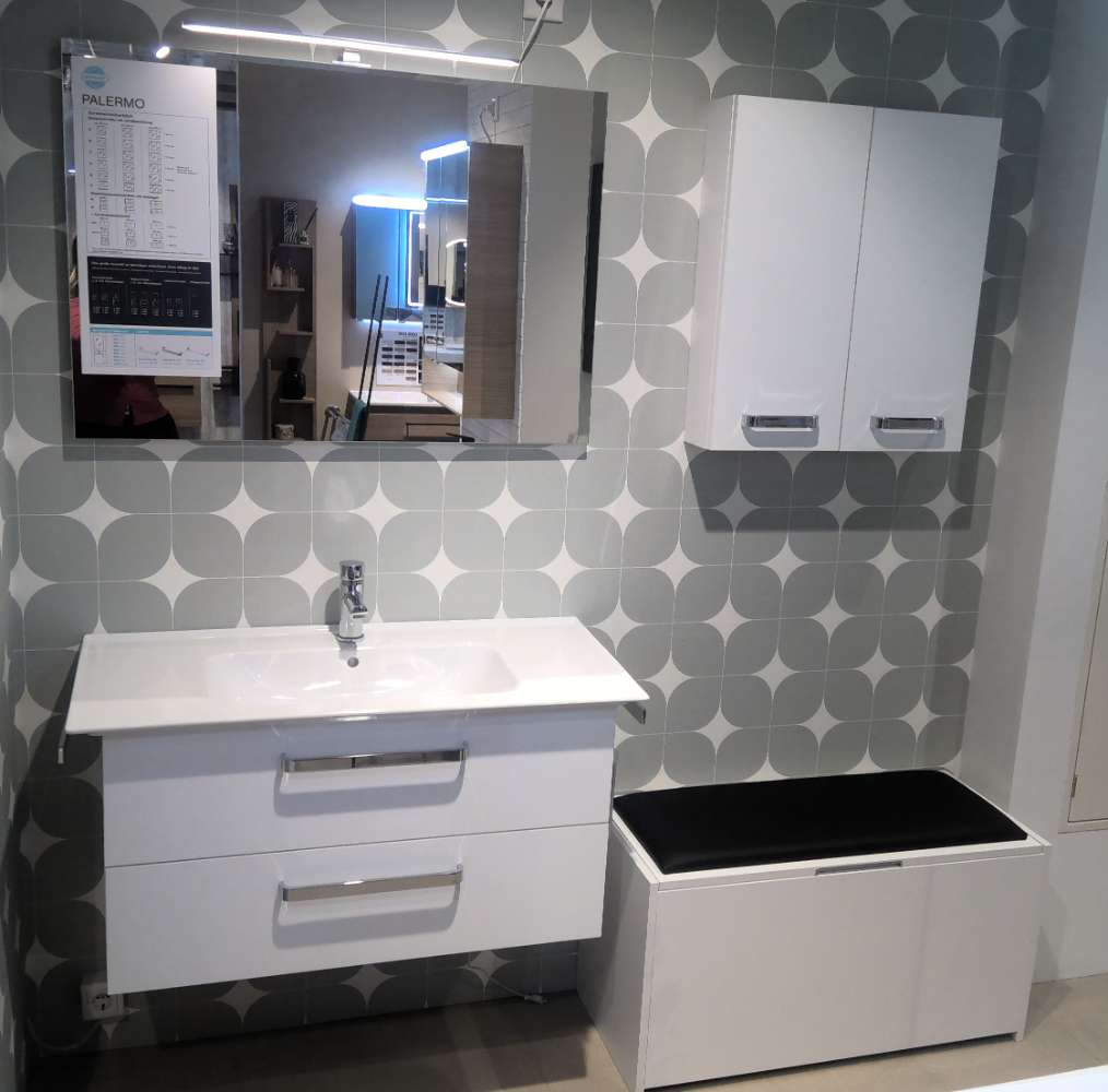 Pelipal Badprogramm / Badezimmermöbel Pineo, Weiß matt