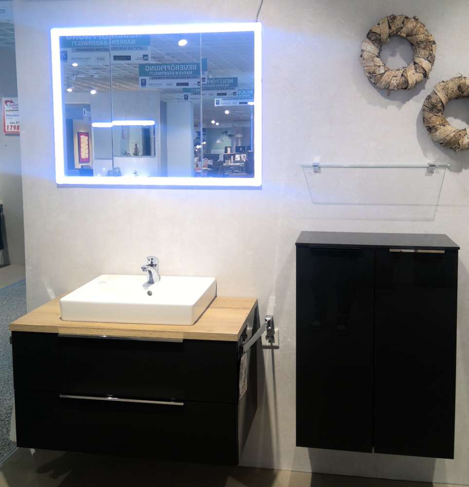 Interliving Badprogramm / Badezimmermöbel 3701, schwarz