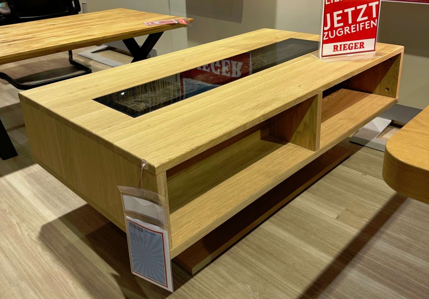 Couchtisch Wildeiche bianco massiv ⚡️Sparpreis⚡️