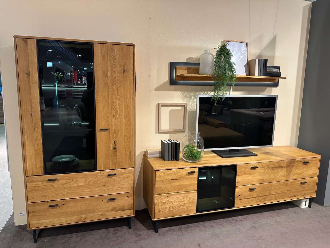 Wohnwand Wildeiche massiv ⚡️Sparpreis⚡️