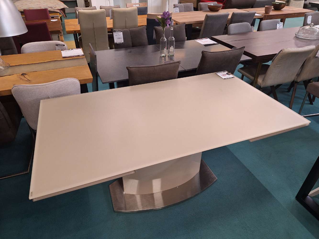 Esstisch Glastisch Torres, verlängerbar, statt 679€