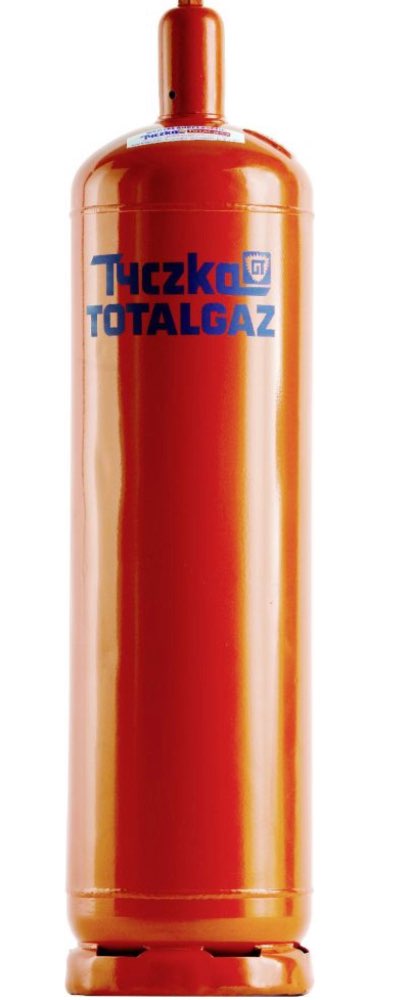 Tyczka Brenngasflasche 33 kg Rot