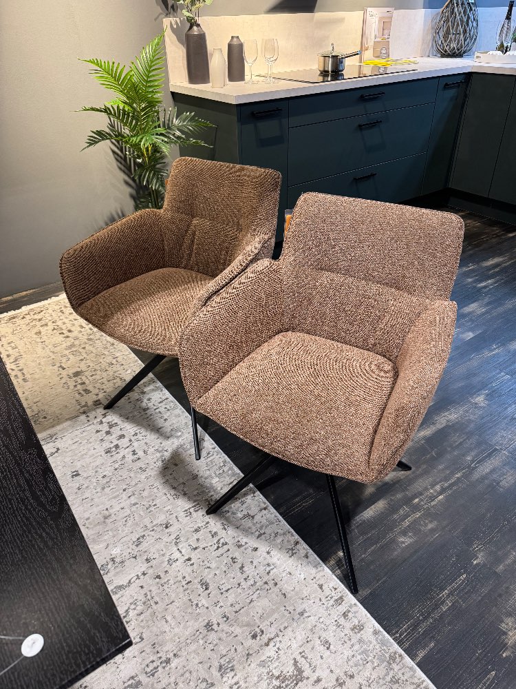 Armlehnstuhl, Küchen, ca. 60cm, Niehoff Kupfer, XXXLutz