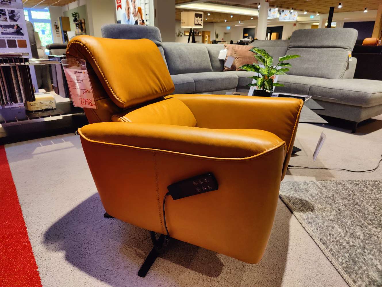 Relaxsessel – Ledersessel – INTERLIVING 4544 – mit Motor