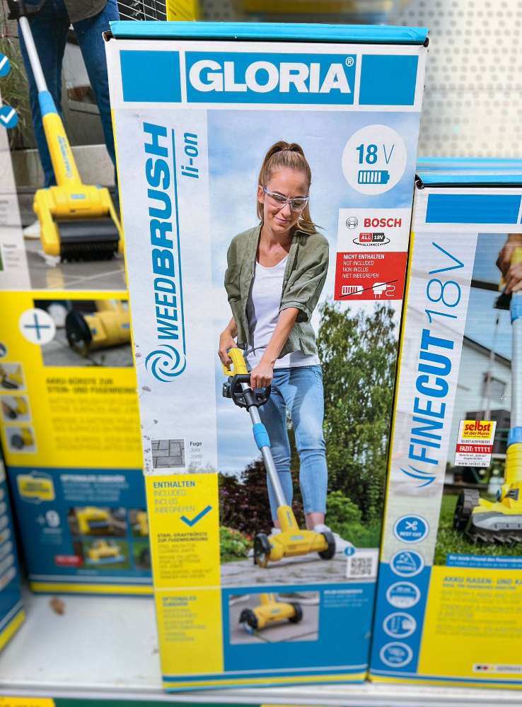 Gloria Weedbrush  li-on 18V o. Akku