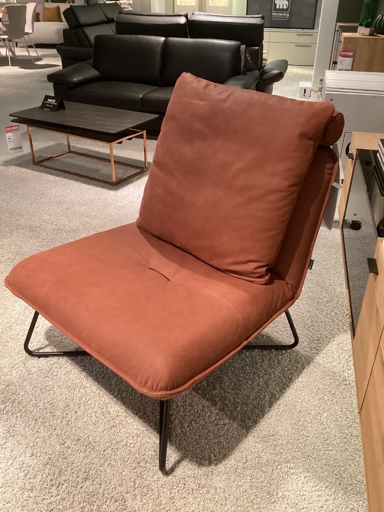 Sessel mit Kissen MR Leder