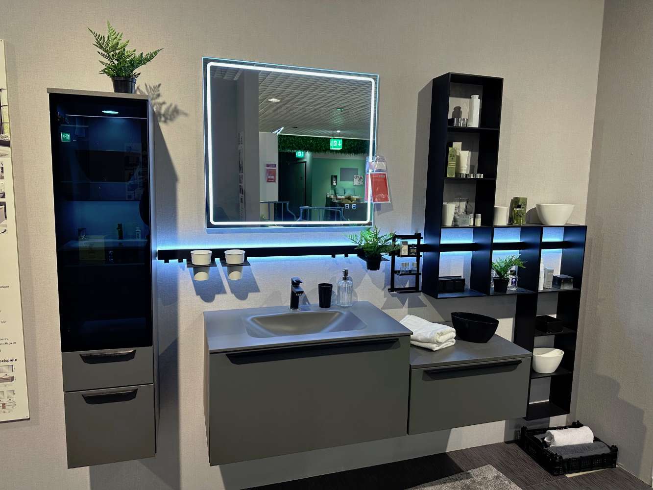 Badkombination Schiefergrau ⚡️Sparpreis⚡️