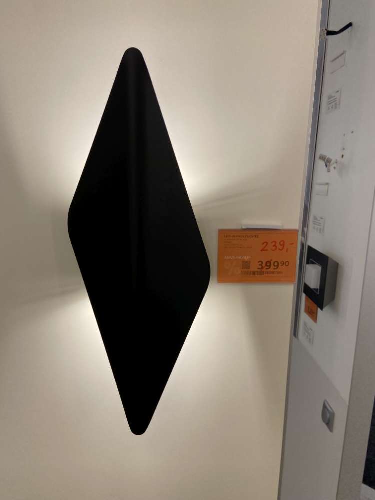 Grossmann, Wandleuchte Kito, schwarz, XXXLutz Karlsruhe