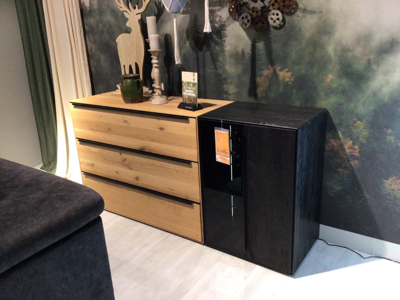 Möbel Sideboard Dalia Marke Decker Massiv Eiche XXXLutz Hirschaid
