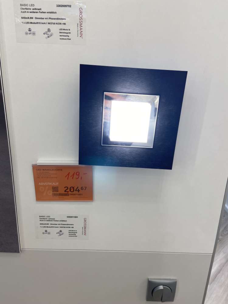 Grossmann, Deckenleuchte Basic, schwarz, XXXLutz Karlsruhe