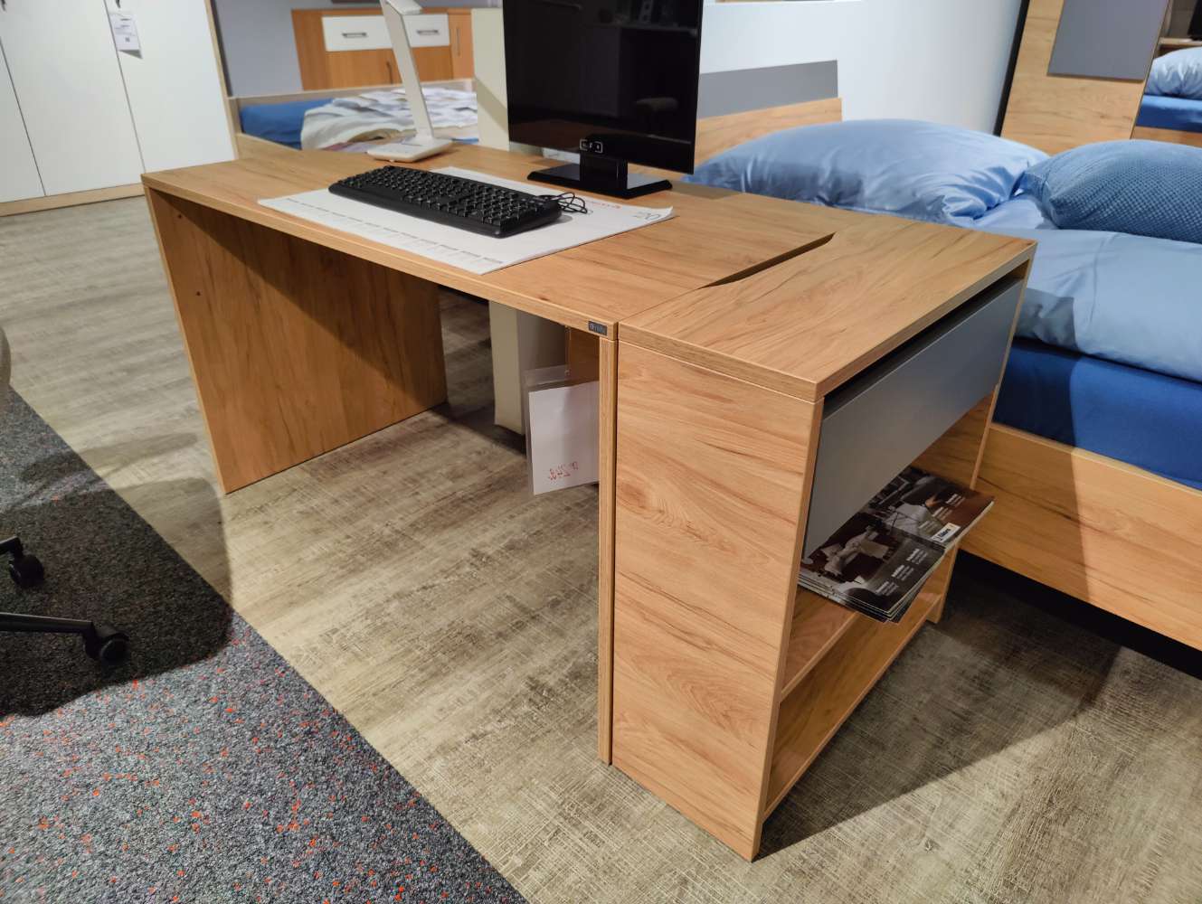 Schreibtisch – Clip by rb – inkl. Anbauelement – RÖHR