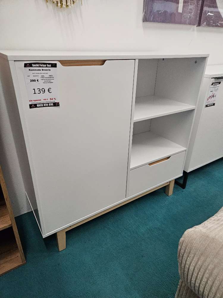 Kommode Brescia weiß matt  statt 299€