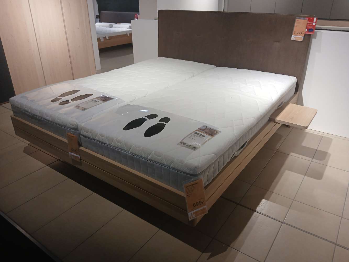 Bett, Team7, Float, 180x200cm,Eiche, XXXLutz