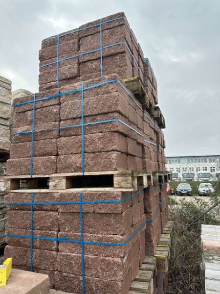 JASTO Antikmauersteine 50x25x14 cm Braun (Sonderposten)