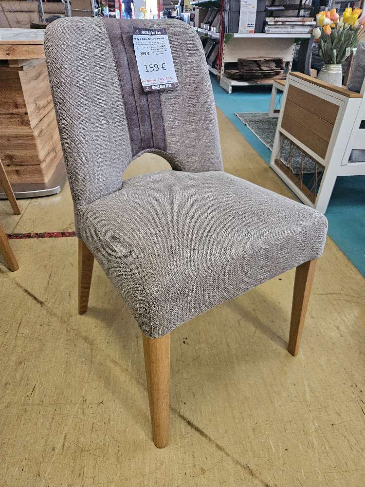 Grau & Jones Esszimmerstuhl Webstoff Braun statt 389€