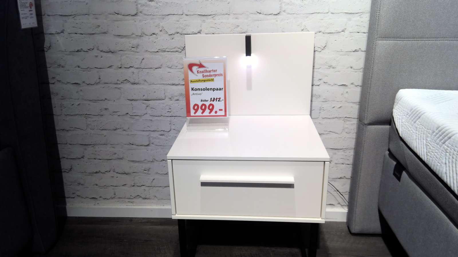Loddenkemper Konsolenpaar Antivo inkl. Aufsatzpaneel