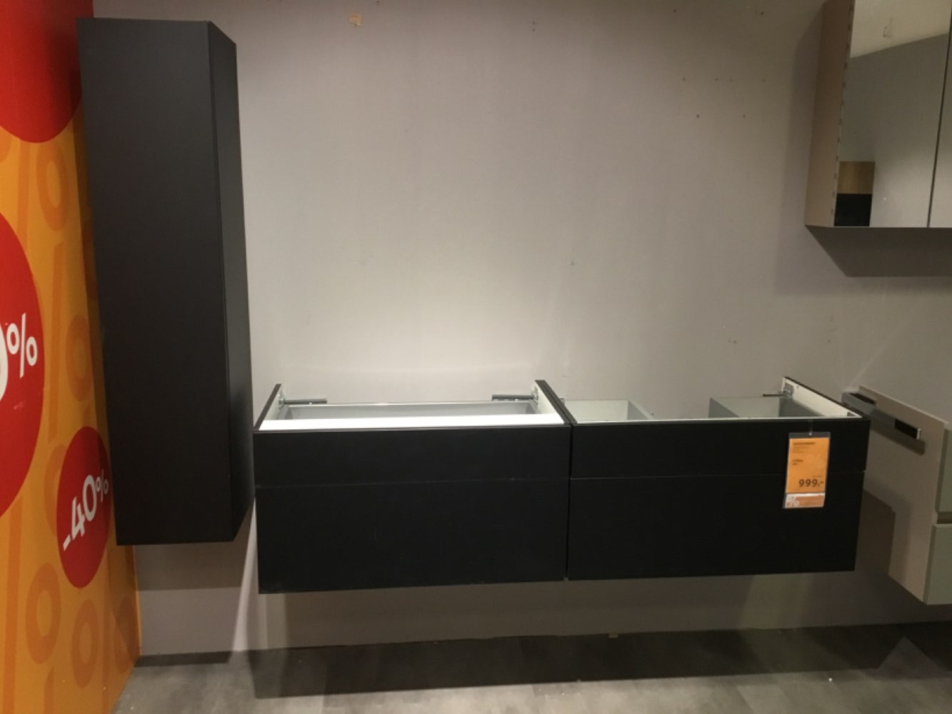 Möbel, Badezimmerset Celina Tonio