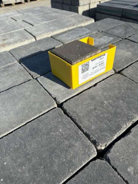 Germania antik Aqua 21x14x8 cm grau anthrazit gealtert (2.Wahl)