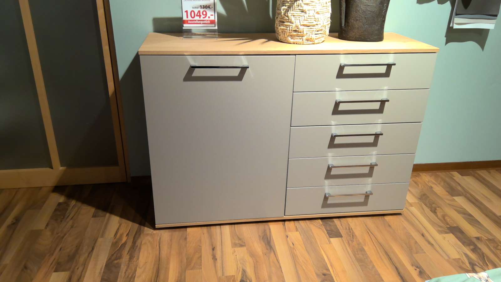 Schöner Wohnen Kommode Multiline, grau